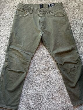 Kuhl Rydr Pants Mens 38x30 Canvas Stretch Vintage Patina Dye‎ A32